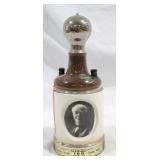 Jim Beam Thomas Edison Bottle - 11" tall