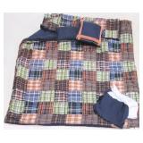 Nautica full size comforter & pillows