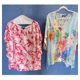 2 Blouses size 1X & 18W