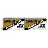 2 boxes of federal power-flite .22 ammo