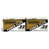 2 boxes of federal power-flite .22 ammo