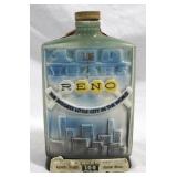 Jim Beam Reno 100 Years Bottle - 9" tall