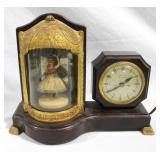 Vintage United Dancing Ballerina Clock