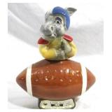 Jim Beam Donkey on Football Bottle - 10"