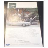 Page of Vintage Ad-Lincoln Continental Ad