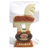 Ezra Brooks USC Trojans Bottle - 12" tall