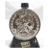Ezra Brooks 1804 Liberty Head Dollar Bottle