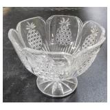 Pineapple crystal bowl