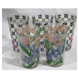 5 Vintage 5" flat tumblers