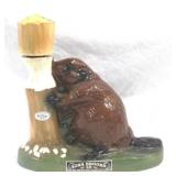 Ezra Brooks Beaver Bottle