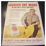 Page of Vintage Advertisements-Lucky Strike Ad