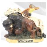 Ezra Brooks Native American w/ Buffalo Bottle