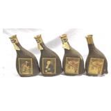 JIm Beam Artist Masters Bottles x 4