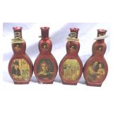 JIm Beam Artist Masters Bottles x 4