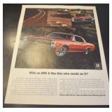 Page of Vintage Magazine-GM Pontiac Ad