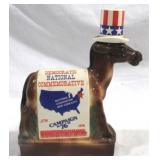 Ezra Brooks 1976 Democratic Campaign Bottle