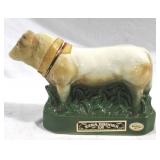 Ezra Brooks 1973 Houston Hereford Cow Bottle