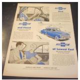 Page of Vintage Magazine-Chevrolet