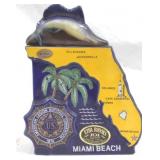 Ezra Brooks 1974 Miami Beach Bottle