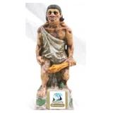 Ski Country Whiskey Caveman Bottle - 12" tall