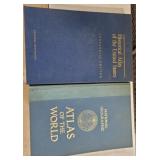 2 National Geographic vintage atlases
