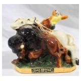 Ezra Brooks Native American w/ Buffalo Bottle