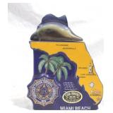 Ezra Brooks 1974 Miami Beach Bottle