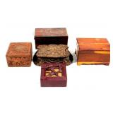 5pc Vintage Storage Boxes