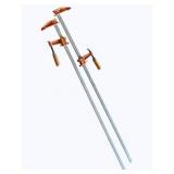 2 Metal Clamps - 39" Long