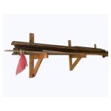 Lot of Scrap Wood on Shelf