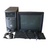 Dell Computer, Monitor, Tower, Keyboard & Mouse