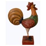 Wood Rooster - 18.5 tall
