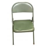Metal Folding Chair - 19 x 21 x 32