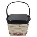 Longaberger 2016 Mr Flurry Face Basket 9x6x6
