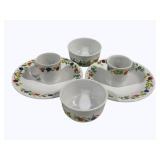 6pc Fiesta Bells Dinnerware 4", 6", 10"