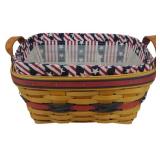 Longaberger 2000 All American Sparkler Basket