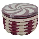 Longaberger 2009 Peppermint Twist Basket