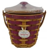 Longaberger 2007 Peppermint Stripe Basket with Box