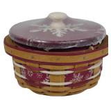 Longaberger 2010 Little Falling Snow Basket