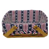 Longaberger All American Pie Basket 4.5x13x13