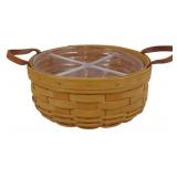 Longaberger 1996 Button Basket 4.5x10"