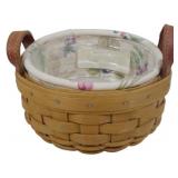 Longaberger 2003 Saffron Basket 3x5"
