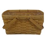 Longaberger 2004 Classic Basket 7.5x15x11