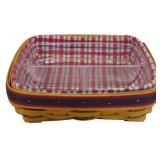 Longaberger 1999 Picnic Pal Basket 3x9x9