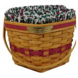 Longaberger 1997 Snowflake Basket 7x9"