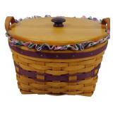 Longaberger 1997 May Series Petunia Basket