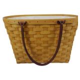 Longaberger 2001 Tote Basket 12.5x18x10