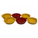 6 Fiesta Bowls 7" Round