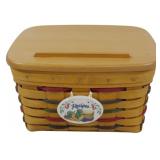 Longaberger 1998 Recipe Basket 6x8.5x6.5