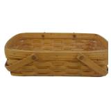 Longaberger 1998 Gathering Basket 4.5x14x10.5